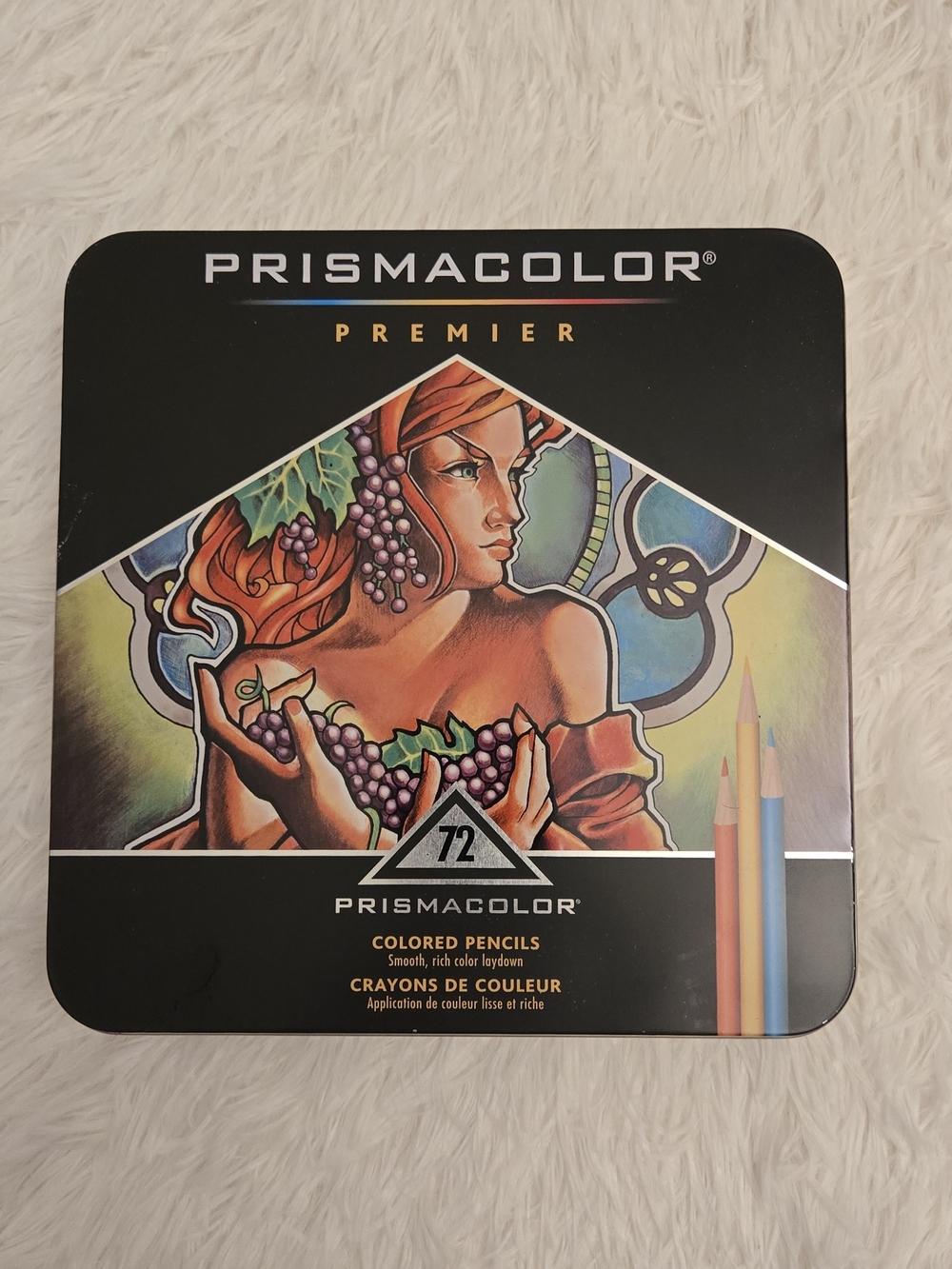 Prismacolor Premier 72 Colored Pencils Tin
